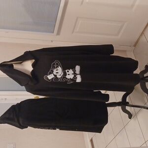 2/$50 New Black Mickey Mouse Hoodie Dress - Size 3XL (US18)